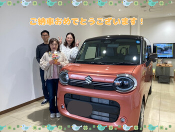 S様にワゴンRスマイルをご納車しました！