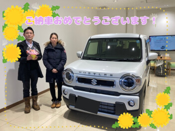 S様にハスラーをご納車しました！