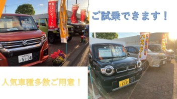 新生活フェア開催！試乗車も多数ご用意！