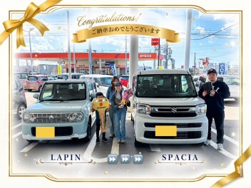 S様　スペーシアご納車【担当：山川】