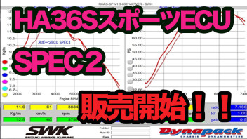 HA36S スポーツECU SPEC2販売開始