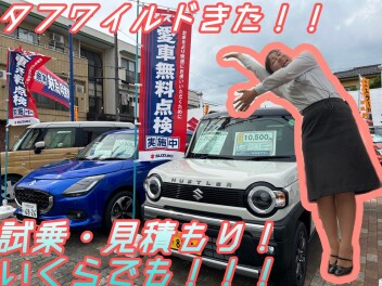 ハスラータフワイルド！みんな見に来てね！