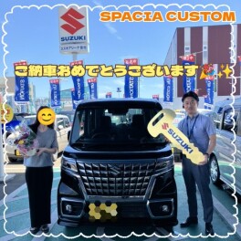 スペーシアギアご納車でした☆