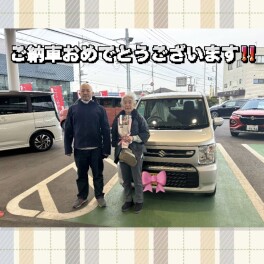 ワゴンRご納車おめでとうございます！！！