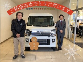 Ｔ様にエブリイワゴンをご納車致しました！！