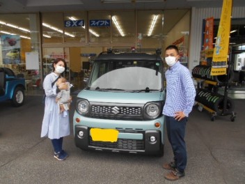 スペーシアギア納車しました(^^)/