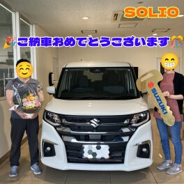 ソリオご納車させていただきました☆