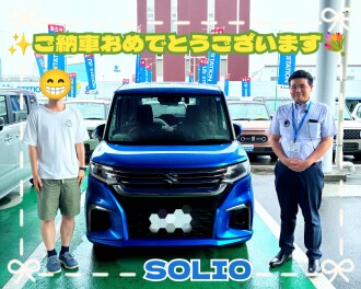 ソリオご納車でした☆