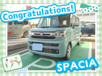 スペーシアをご納車致しました！
