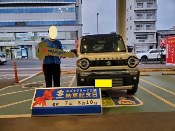 ☆★☆　F様ハスラーご納車です！　☆★☆
