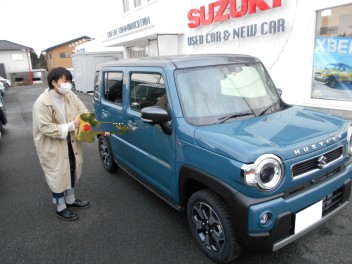 ”ハスラー”納車おめでとうございます!!