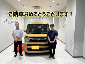 スペーシアのご納車おめでとうございます！！