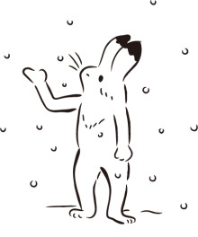 初雪！