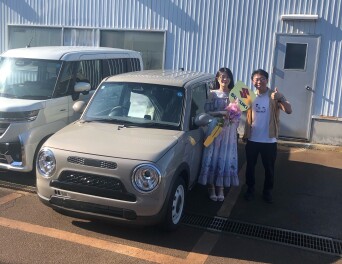 Yさま　ラパンLC ご納車おめでとうございます！