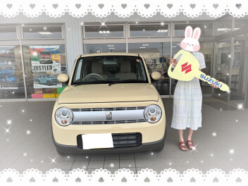 ラパンご納車おめでとうございます.*･ﾟ