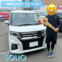 O様のソリオを納車いたしました！