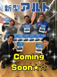 ✨✨！！！新型アルトまもなく登場です！！！✨✨