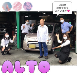 アルトご納車式＆カルタスお別れ式(^^)/