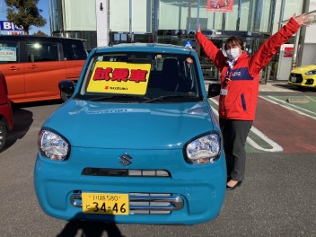 新型アルト試乗車あります！