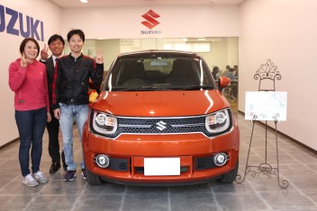 イグニスご納車☆香芝市在住T様