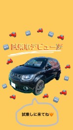 試乗車でイグニス入りました！サポカー補助金申請スタート！
