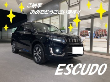 エスクードご納車です！