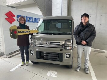 エブリイワゴン　ご納車おめでとうございます