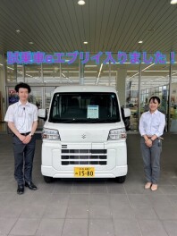 試乗車eエブリイ入りました