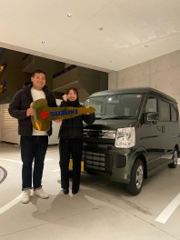 エブリイワゴン　ご納車おめでとうございます