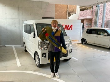 エブリイワゴン　ご納車おめでとうございます