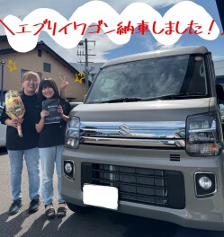 ☆☆　エブリイワゴン納車しました　☆☆