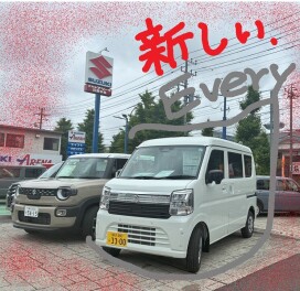 「秋のドライブフェア」！スペーシアも！エブリイバンも！！納期は早いです！