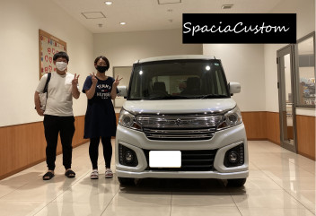 スペーシアカスタムご納車しました☆☆☆