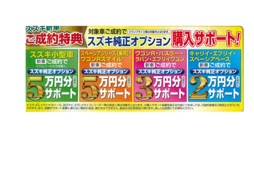 豪華用品プレゼント実施中