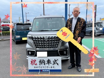 スペーシアカスタム納車しました！