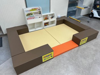 念願のキッズコーナー設置です