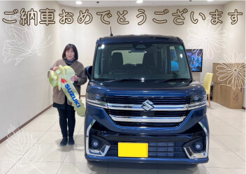 ご納車おめでとうございます【スペーシアカスタム　GS】