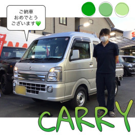 新車キャリートラック！！笑顔のご納車式♫♫