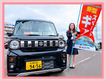 おまたせしました～～＼(^o^)／スペーシアギア試乗車準備ＯＫ！！