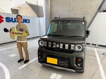 スペーシアギア　ご納車おめでとうございます