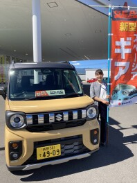 新型スペーシアギア登場！！試乗車もあります！！