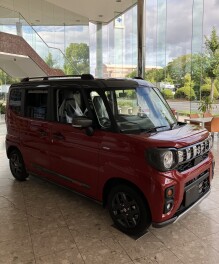 新型スペーシアギア展示中です