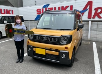スペーシアギア　ご納車おめでとうございます