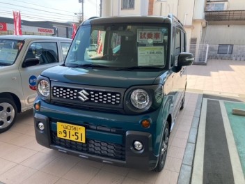 試乗車増えています。