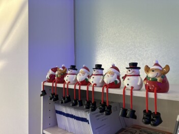 ショールーム内が少しずつ冬仕様に♡