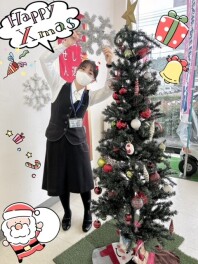 今年もクリスマスツリー登場(^_-)-☆