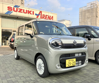 スマイルクリームコーデの試乗車が来ました