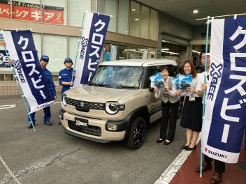 クロスビー、ソリオMZ、スペーシア　ご試乗できます！！