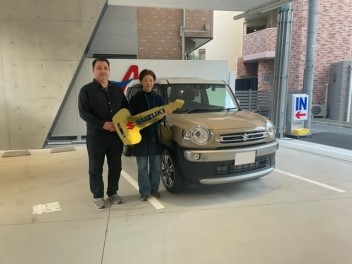クロスビー　ご納車おめでとうございます