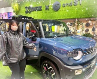 新型クロスビー×andＳＴ　コラボ展示会に行ってきました！！